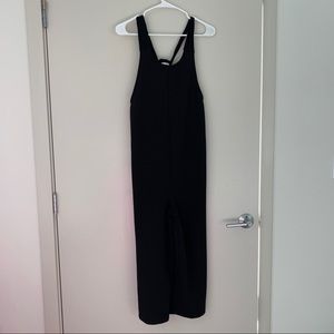 Madewell black tie back jumpsuit size XS